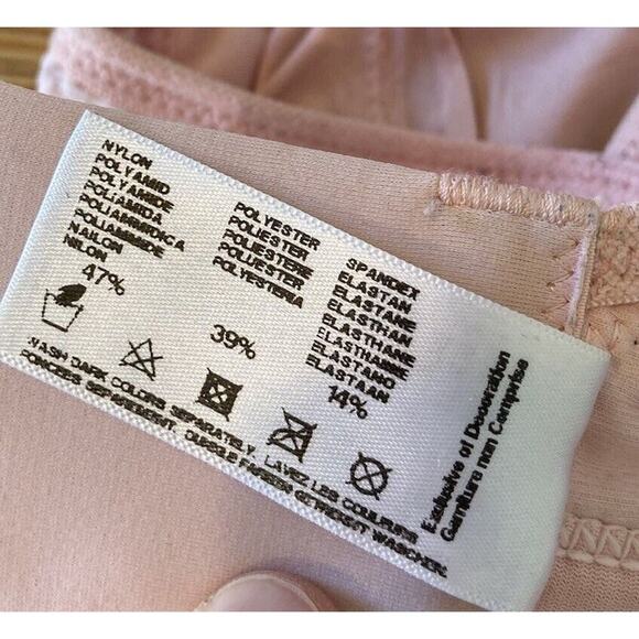 Glamorise Sport Back Clasp Sports Bra Size 36C Women’s Pink - Picture 4 of 6